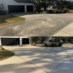 Driveway Pressure Washing Soft Washing Driveway Pavers Mold Prevention Soft Wash Project in Fair Oaks TX 78015