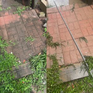 Paver Soft Washing And Driveway Cleaning Project in San Antonio TX 78227