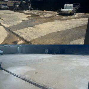 Concrete Parking Lot Cleaning Project in San Antonio TX 78259