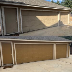 Garage Exterior Painting Project in New Braunfels TX 78132