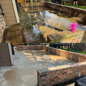 Concrete And Brick Pressure Washing Project in San Antonio TX 78240