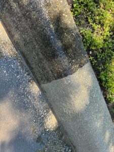 Concrete Sidewalk Pressure Washing Project in San Antonio TX 78230